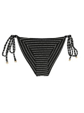 Cargar imagen en el visor de la galería, Product Front: Rio De Sol Bragas Bottom Linea-Black Cheeky-Tie
