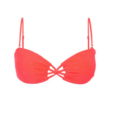 Cargar imagen en el visor de la galería, Product Front: Rio De Sol Sostén Top Malibu-Folia Bandeau-Iris
