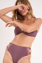 Cargar imagen en el visor de la galería, Image 08: Rio De Sol Bragas Bottom Malibu-Ebano Highwaist-Spin-Iris
