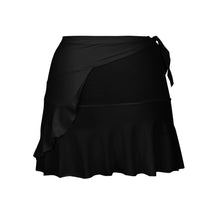 Cargar imagen en el visor de la galería, Product Back: Rio De Sol Falda De Playa Mini Skirt Nero
