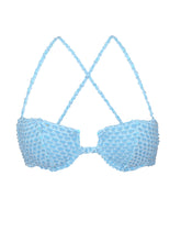 Cargar imagen en el visor de la galería, Product Front: Rio De Sol Sostén Top Drift-Cianita Juliette-Tie
