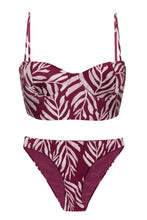 Cargar imagen en el visor de la galería, Product Front: Rio De Sol Conjunto Set Palms-Vine Balconet-Anna Comfy
