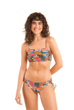 Cargar imagen en el visor de la galería, Model Front: Rio De Sol Sostén Top Jungle Bandeau-Reto
