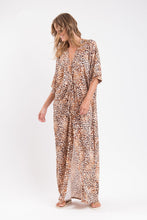 Cargar imagen en el visor de la galería, Image 06: Rio De Sol Vestido De Playa Leopard Long Dress
