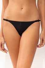 Cargar imagen en el visor de la galería, Gallery: Rio De Sol Bragas Bottom Shimmer-Black Cheeky-Noa
