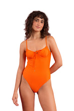 Cargar imagen en el visor de la galería, Image 04: Rio De Sol Una Pieza Dots-Orange Julia
