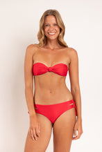 Cargar imagen en el visor de la galería, Model Front: Rio De Sol Bragas Bottom Microfibra-Chic-Red Madrid
