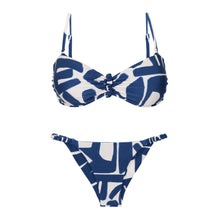 Cargar imagen en el visor de la galería, Product Front: Rio De Sol Conjunto Set Pottery Bandeau-Crispy Cheeky-Crispy
