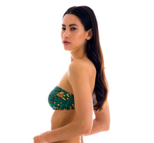 Cargar imagen en el visor de la galería, Image 08: Rio De Sol Sostén Top Roar-Green Bandeau-Reto
