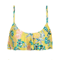 Cargar imagen en el visor de la galería, Product Front: Rio De Sol Sostén Top Florescer Babado
