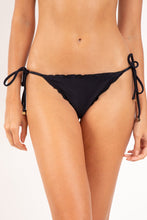 Cargar imagen en el visor de la galería, Gallery: Rio De Sol Bragas Bottom Malibu-Black Frufru
