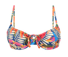 Cargar imagen en el visor de la galería, Product Front: Rio De Sol Sostén Top Jungle Balconet-Tie
