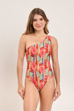 Cargar imagen en el visor de la galería, Model Front: Rio De Sol Una Pieza Sea-Bloom Sienna
