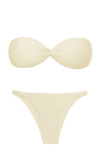 Cargar imagen en el visor de la galería, Product Front: Rio De Sol Conjunto Set Off-White Twist Leblon
