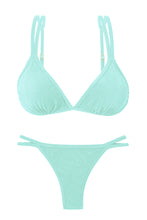 Cargar imagen en el visor de la galería, Product Front: Rio De Sol Conjunto Set Malibu-Menta Tri-Duo Mini-Duo
