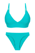 Cargar imagen en el visor de la galería, Product Front: Rio De Sol Conjunto Set Cotele-Jade Tri-Tank Essential-Comfy
