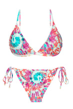 Cargar imagen en el visor de la galería, Product Front: Rio De Sol Conjunto Set Splash Tri-Fixo Cheeky-Tie
