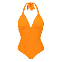 Cargar imagen en el visor de la galería, Product Front: Rio De Sol Una Pieza Dots-Mango Mel-Op
