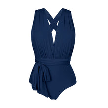 Cargar imagen en el visor de la galería, Product Front: Rio De Sol Una Pieza Navy Marina
