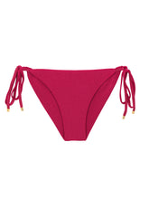 Cargar imagen en el visor de la galería, Product Front: Rio De Sol Bragas Bottom Shimmer-Desejo Cheeky-Tie-Gold
