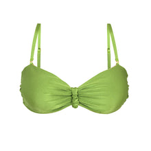 Cargar imagen en el visor de la galería, Product Front: Rio De Sol Sostén Top Shimmer-Botanica Bandeau-Crispy
