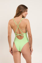 Cargar imagen en el visor de la galería, Model Back: Rio De Sol Una Pieza Sand-Menta Sunny
