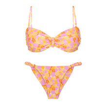 Cargar imagen en el visor de la galería, Product Front: Rio De Sol Conjunto Set Dreamy Bandeau-Crispy Cheeky-Crispy
