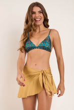 Cargar imagen en el visor de la galería, Fluity-Dourado Mini Skirt
