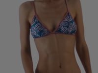 Cargar y reproducir el video en el visor de la galería, Video: Rio De Sol Conjunto Set Palms-Blue Tri-Fixo California
