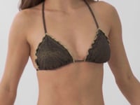 Cargar y reproducir el video en el visor de la galería, Video: Rio De Sol Bragas Bottom Radiante-Black Frufru
