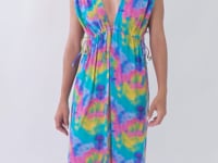 Cargar y reproducir el video en el visor de la galería, Video: Rio De Sol Vestido De Playa Fusion Long Dress Soleil
