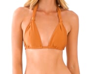 Cargar y reproducir el video en el visor de la galería, Video: Rio De Sol Sostén Top Shimmer-Nocciola Mel
