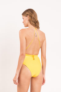 Model Back: Rio De Sol Una Pieza Amarelo New Vegas