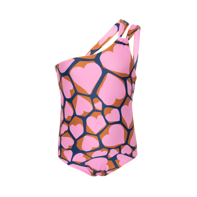 Product Front: Rio De Sol Bañador Niña De Una Pieza Amore-Pink Santorini-Kids