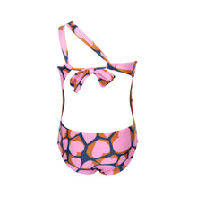 Cargar imagen en el visor de la galería, Product Back: Rio De Sol Bañador Niña De Una Pieza Amore-Pink Santorini-Kids
