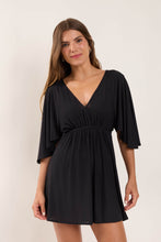 Cargar imagen en el visor de la galería, Model Front: Rio De Sol Mini Dress Black Mini Dress
