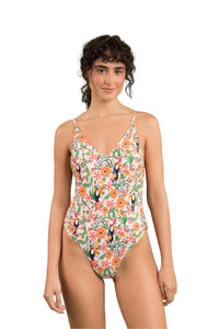 Model Front: Rio De Sol Una Pieza Boho Hype