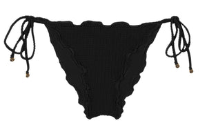 Product Front: Rio De Sol Bragas Bottom Dots-Black Frufru
