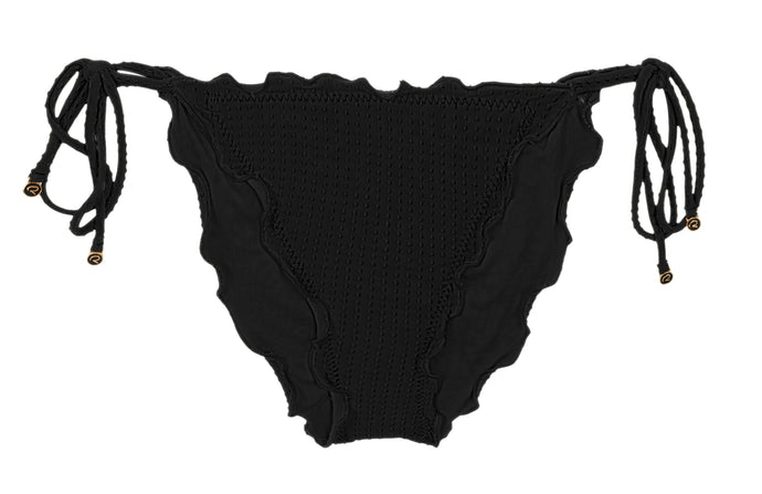 Product Front: Rio De Sol Bragas Bottom Dots-Black Frufru-Comfy