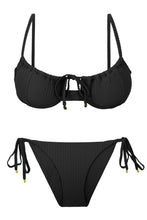 Cargar imagen en el visor de la galería, Product Front: Rio De Sol Bragas Bottom Dots-Black Ibiza-Comfy
