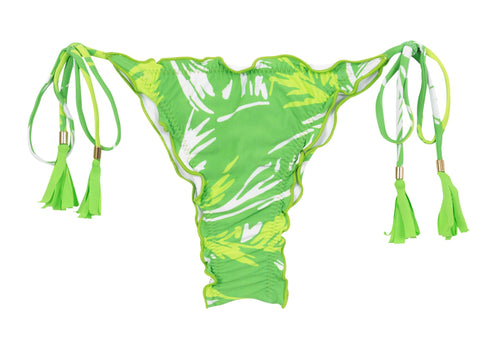 Product Front: Rio De Sol Bragas Bottom Green-Palms Frufru-Fio