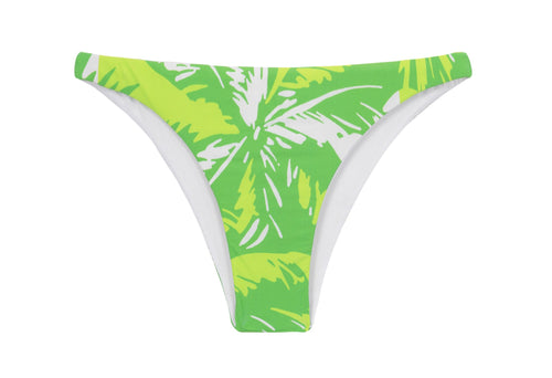 Product Front: Rio De Sol Bragas Bottom Green-Palms Leblon