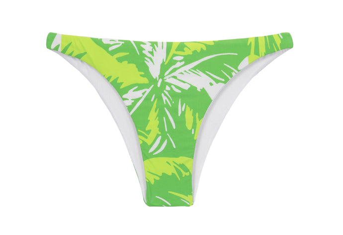 Product Front: Rio De Sol Bragas Bottom Green-Palms Leblon