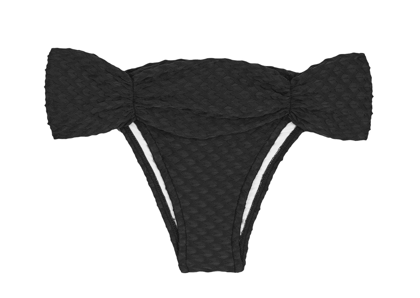 Product Front: Rio De Sol Bragas Bottom Kiwanda Preto Bandeau