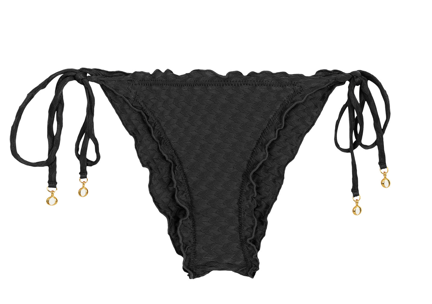 Product Front: Rio De Sol Bragas Bottom Kiwanda Preto Frufru