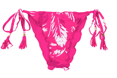 Product Front: Rio De Sol Bragas Bottom Pink-Palms Frufru