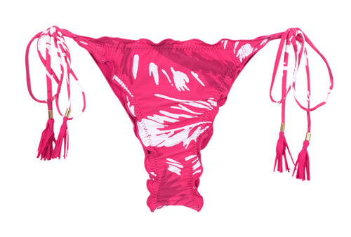 Product Front: Rio De Sol Bragas Bottom Pink-Palms Frufru-Fio