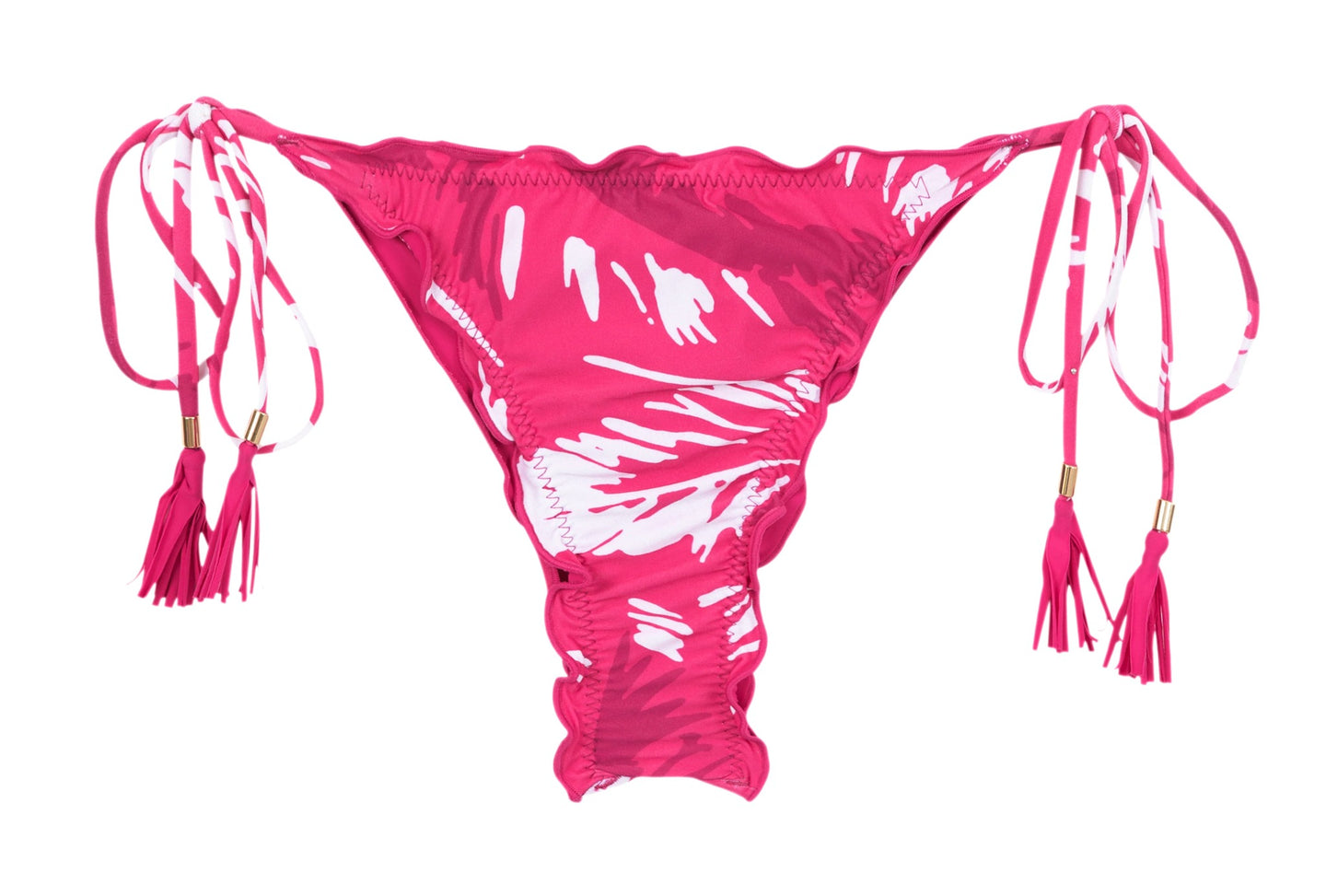 Product Front: Rio De Sol Bragas Bottom Pink-Palms Frufru-Fio