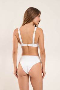 Model Back: Rio De Sol Bragas Bottom Sand-White Kora
