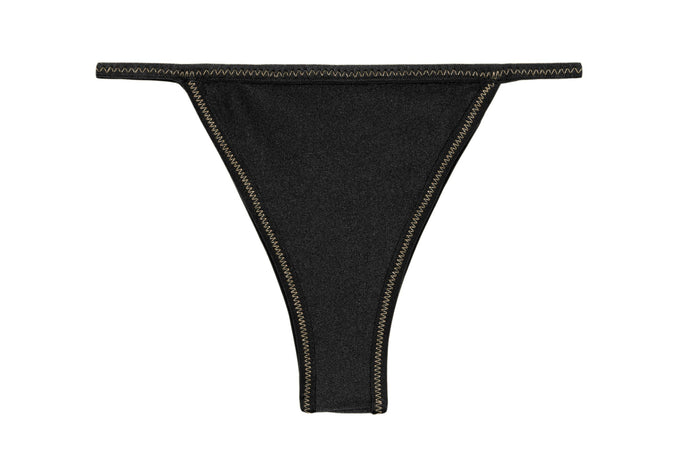Product Front: Rio De Sol Bragas Bottom Shimmer-Black California